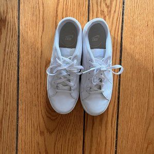 Women's Nike White Leather Sneakers, size 8.5